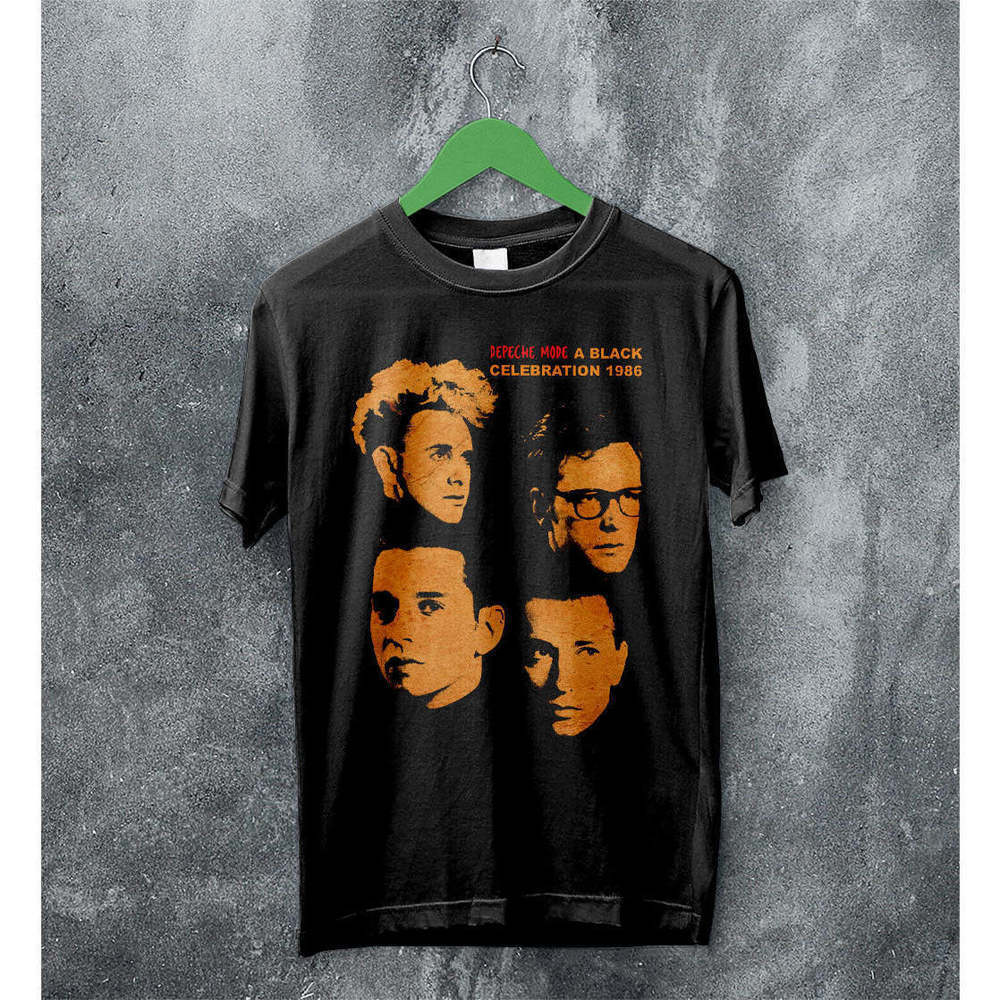 Depeche Mode Black Celebration Album Electronic Music Graphic Fan T-Shirt
